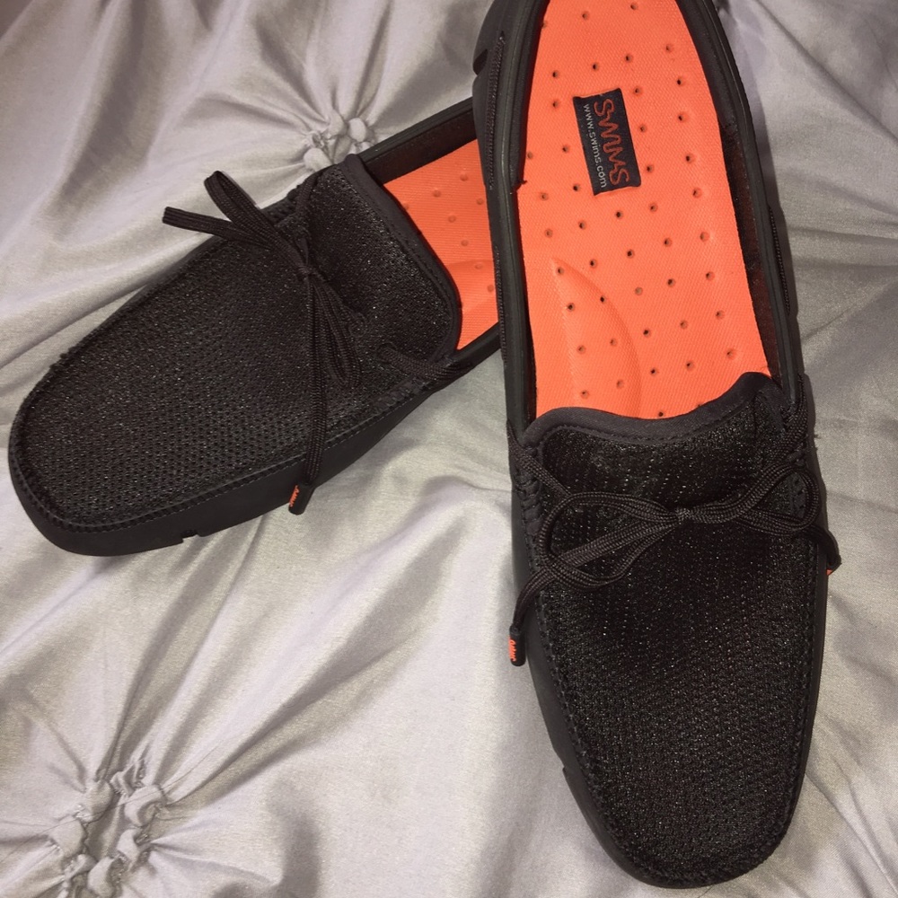 Swims Men’s Black Lace Loafers